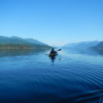 Super calm paddling up the inlet. Beautiful.