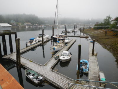 The harbor at Bamfield.