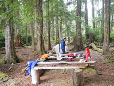 Clearly we weren't the first people to camp on Diana Island - although at this time - we were the only ones.