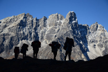 Porters along the trail
Photo: Joel Schenk
