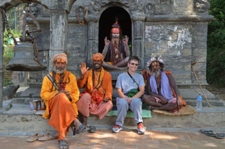 Alison making new friends