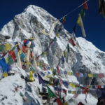 Pumori prayer flags