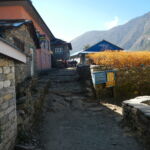 At times the trail ran right through a village. Always interesting.