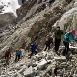 Steep trail at almost 17,000' - heart, lungs and legs all get a good workout.