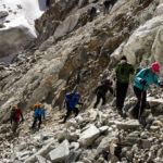 Steep trail at almost 17,000' - heart, lungs and legs all get a good workout.