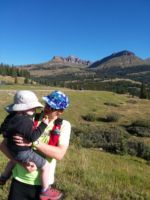 Oliver helping crew dad's Silverton ultra