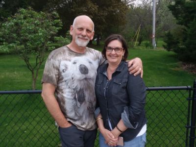 Allen and Lisa...amazing friends from our time in inner city Milwaukee.