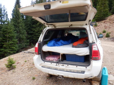 Once again enjoying our luxury camp in "Little Bumpy".