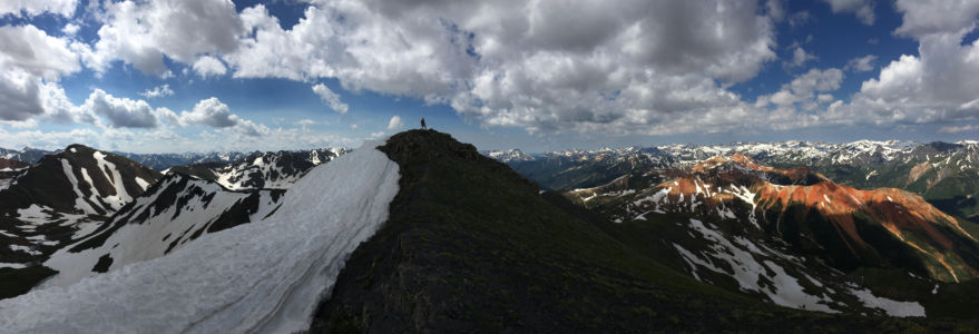 A 13k summit above Hurricane Pass - north of Silverton.