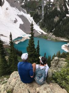 One of our favorite views from above Blue Lake