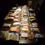 Fourteen days of food - mostly home made backpacking type food.