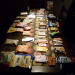 Fourteen days of food - mostly home made backpacking type food.