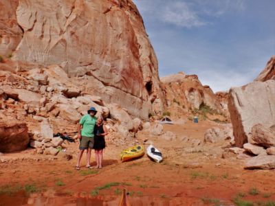 Kyle and Marcie. The only people I talked to in nine days. They were on day one of their two week vacation.