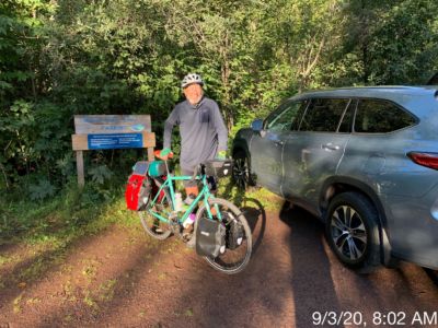 Overnight rain had ended and we awoke with the sun...it didn't last.